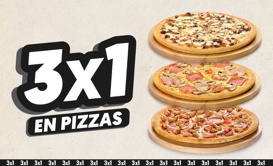 3X1 EN GRANDES ESPECIALIDADES